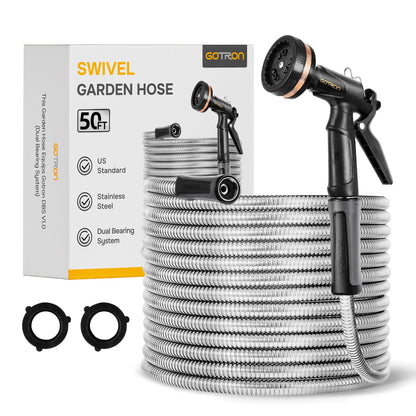 Swivel Stainless Steel Garden Hose - Gotron Hose