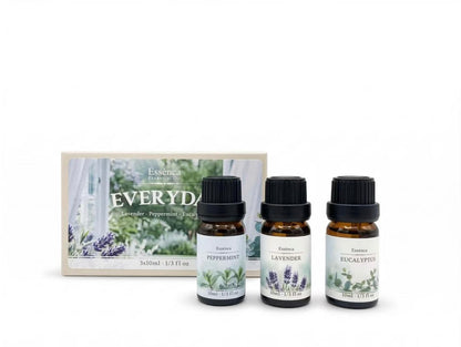 Essénca Everyday refill kit — Peppermint, Lavender, and Eucalyptus