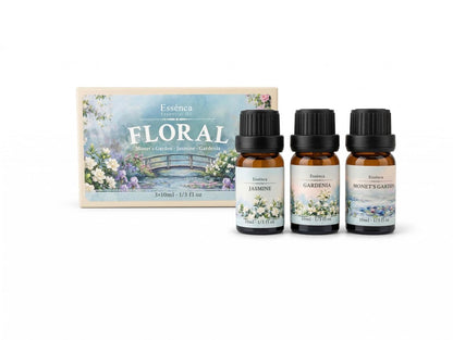 Essénca Floral refill kit — Jasmine, Gardenia, and Monet's Garden